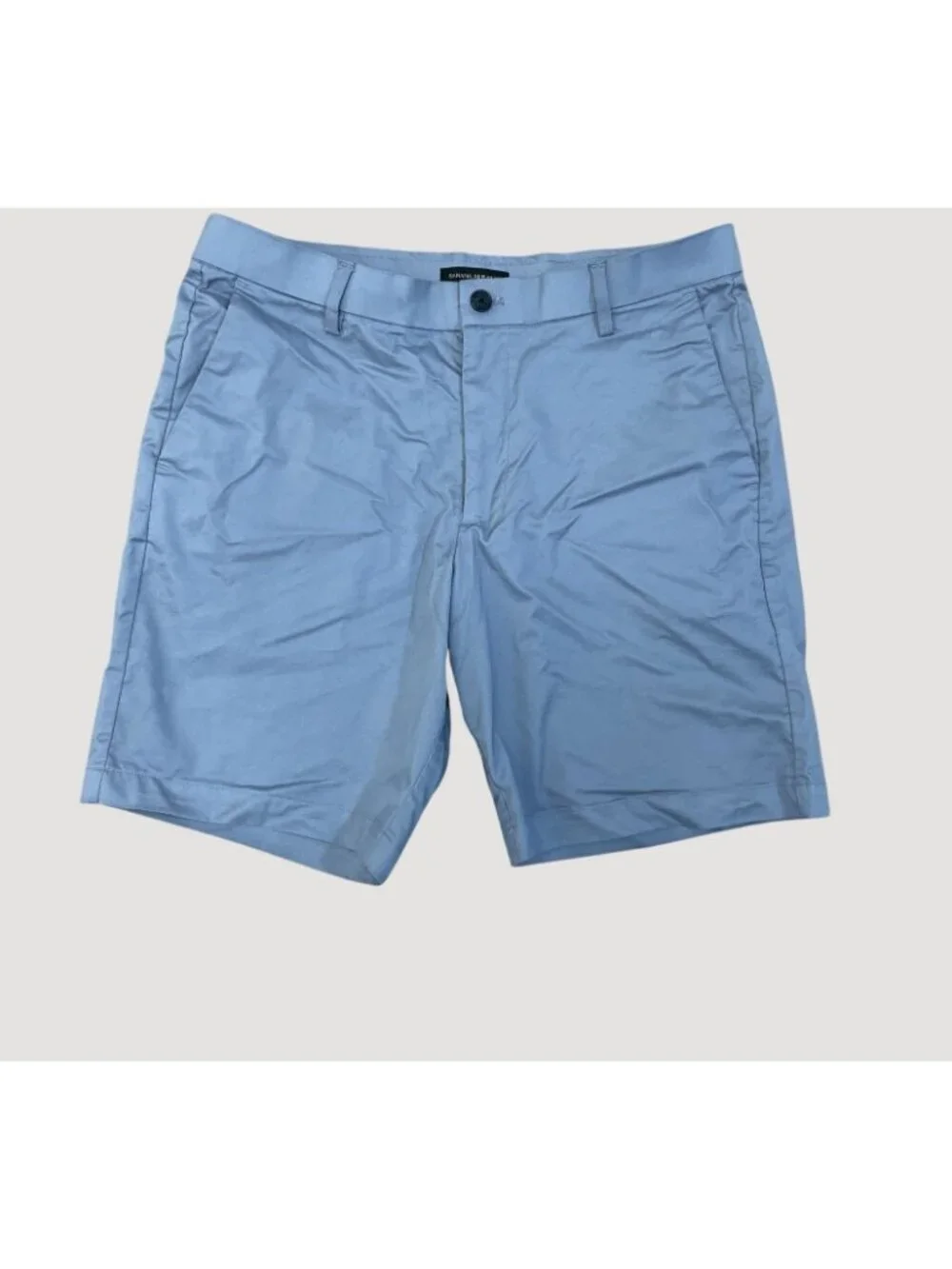 NWOT Banana Republic Men's 34 Light Blue Chino Shorts Cotton Blend